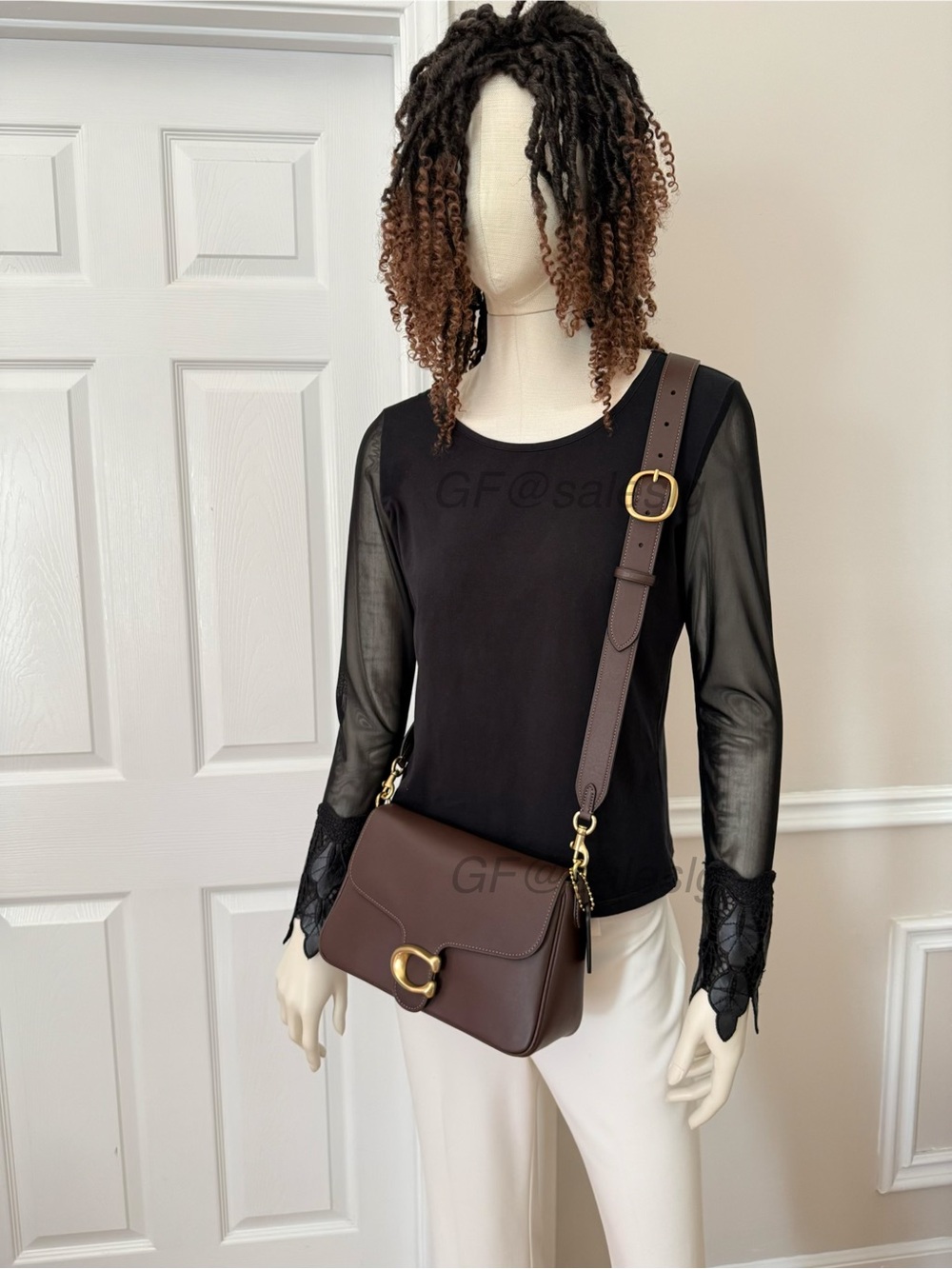 Coach Soft Tabby Shoulder & Crossbody Bag GENUINE LEATHER Gold/Maple CAM98 NWT - Picture 14 of 14